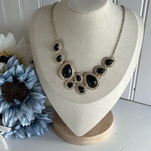 Teardrop Rhinestone Necklace